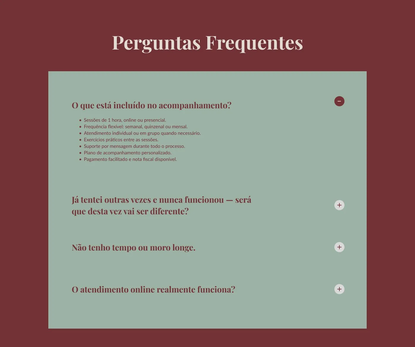 Website Erika Muricy, tela 6 de 6