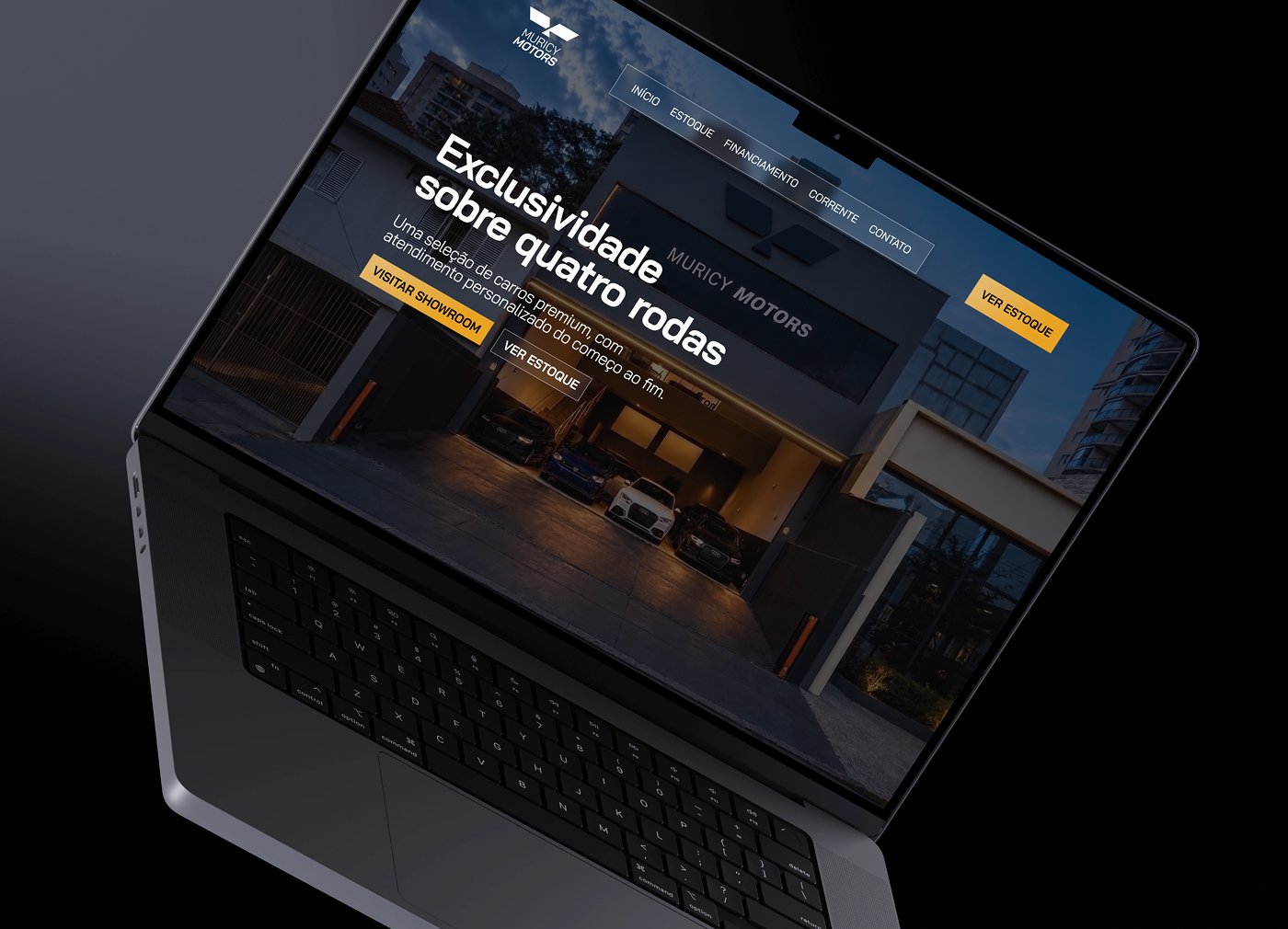 Website Muricy Motors, tela 1 de 8