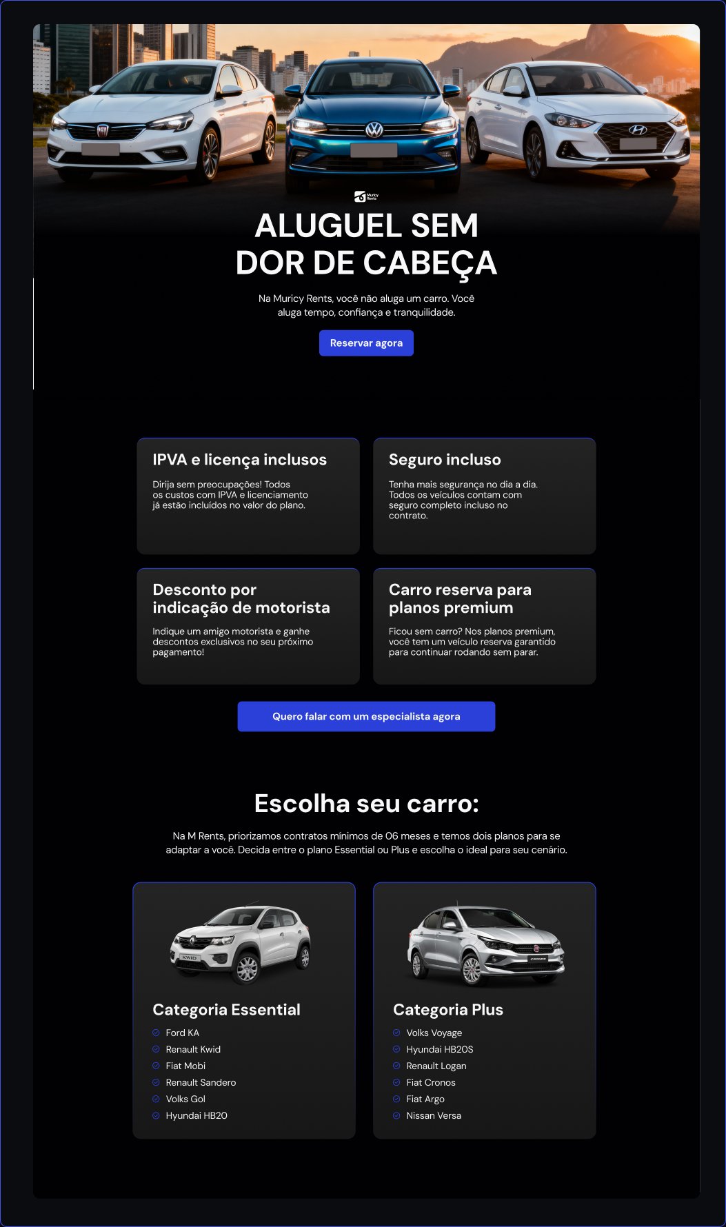 Identidade Visual Muricy Rents, tela 5 de 9