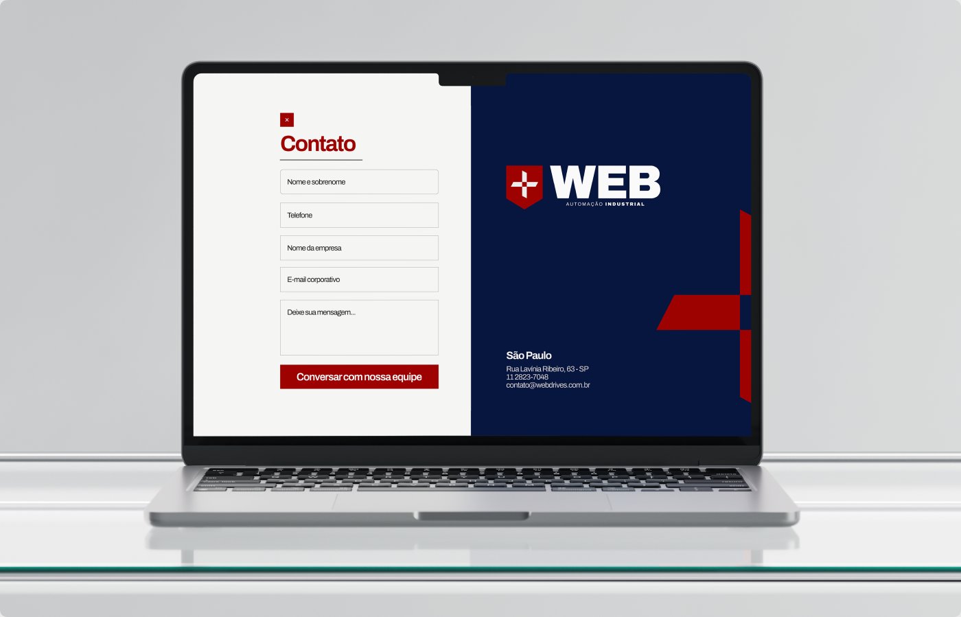 Website WEB Automação Industrial, tela 6 de 9